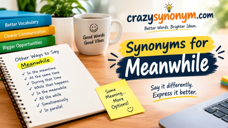 Synonyms for Meanwhile