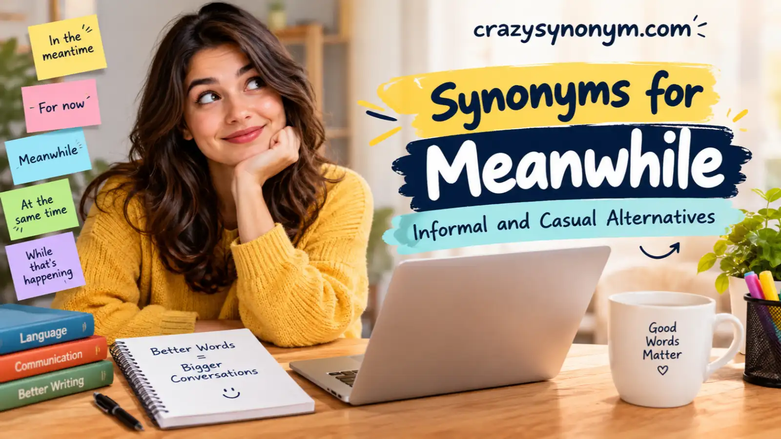 Synonyms for Meanwhile Informal and Casual Alternatives