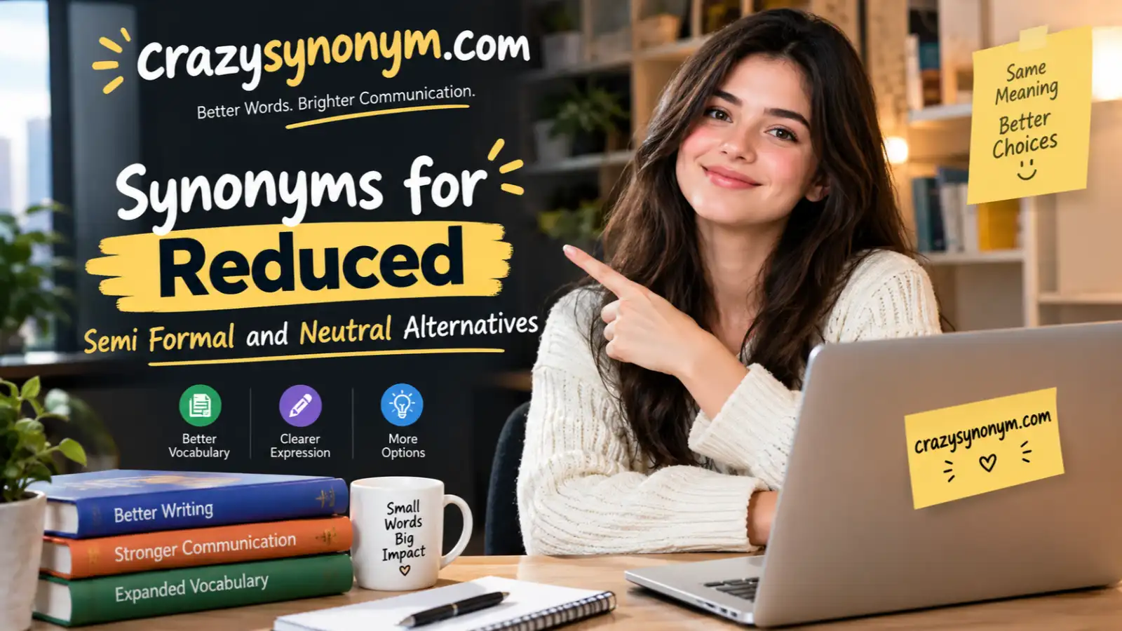 synonyms for reduced Semi Formal and Neutral Alternatives