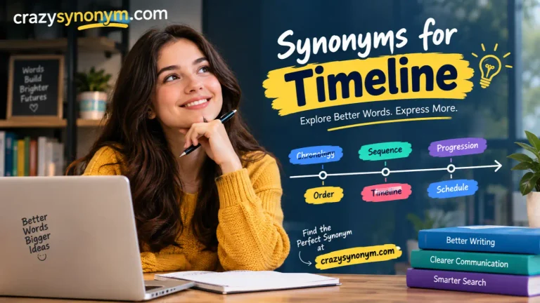 Synonyms for Timeline