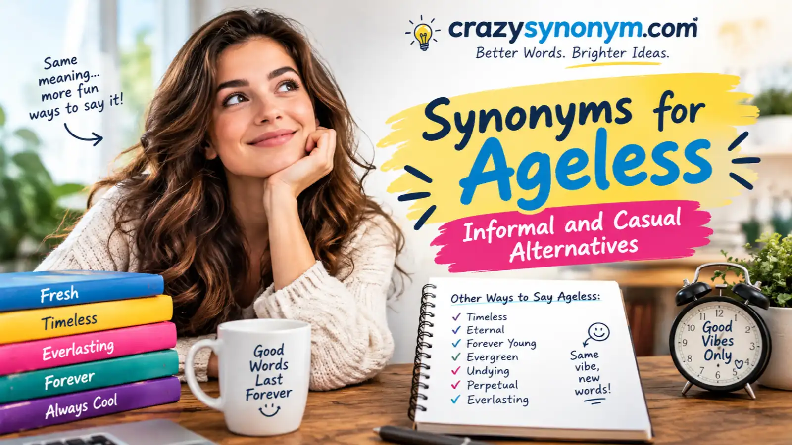 Synonyms for Ageless Informal and Casual Alternatives
