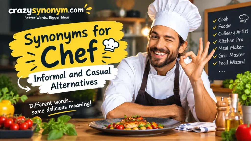 synonyms for chef Informal and Casual Alternatives