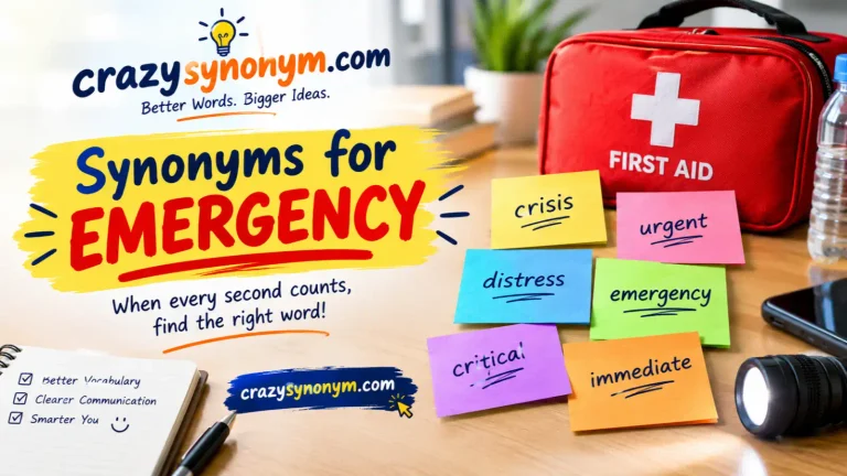 synonyms for emergency