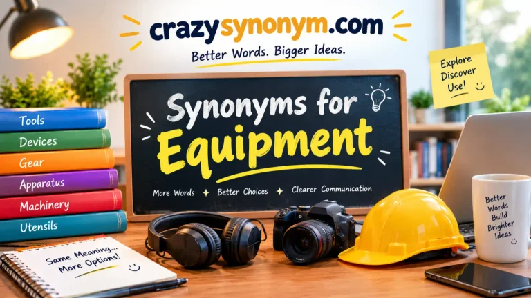 synonyms for equipment