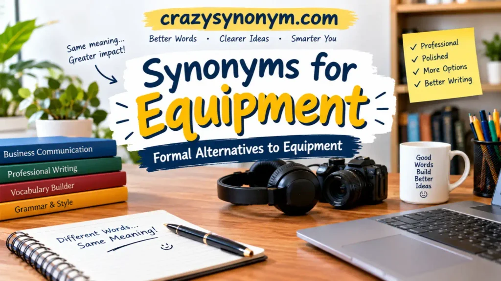 synonyms for equipment Formal Alternatives to Equipment