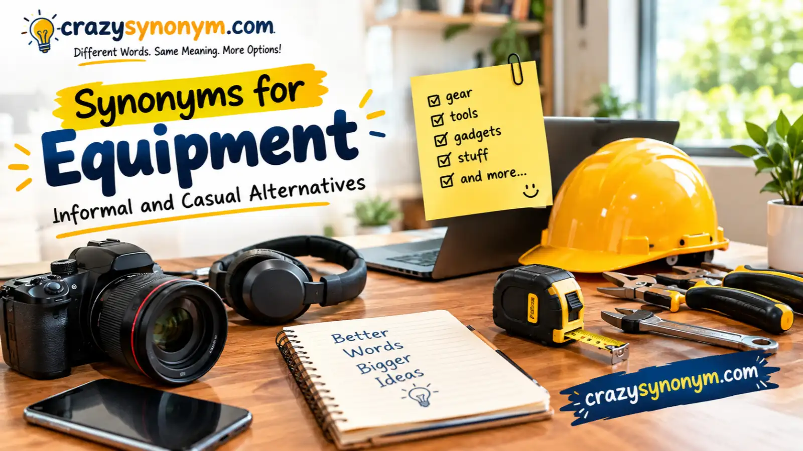 synonyms for equipment Informal and Casual Alternatives