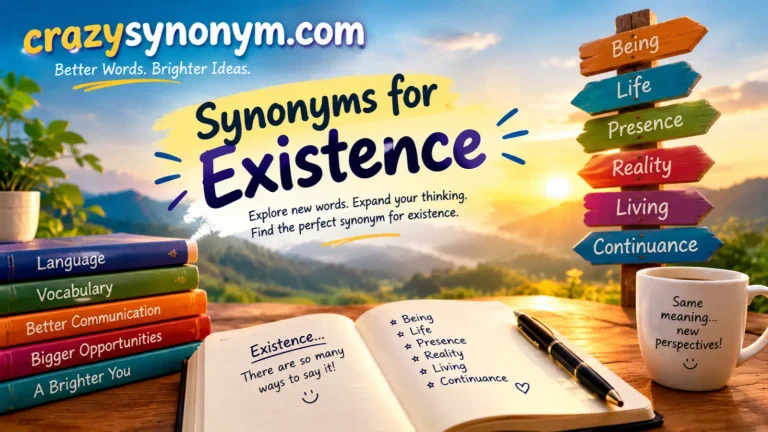 Synonyms for Existence