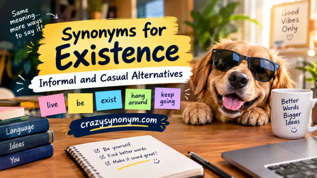 Synonyms for Existence Informal and Casual Alternatives