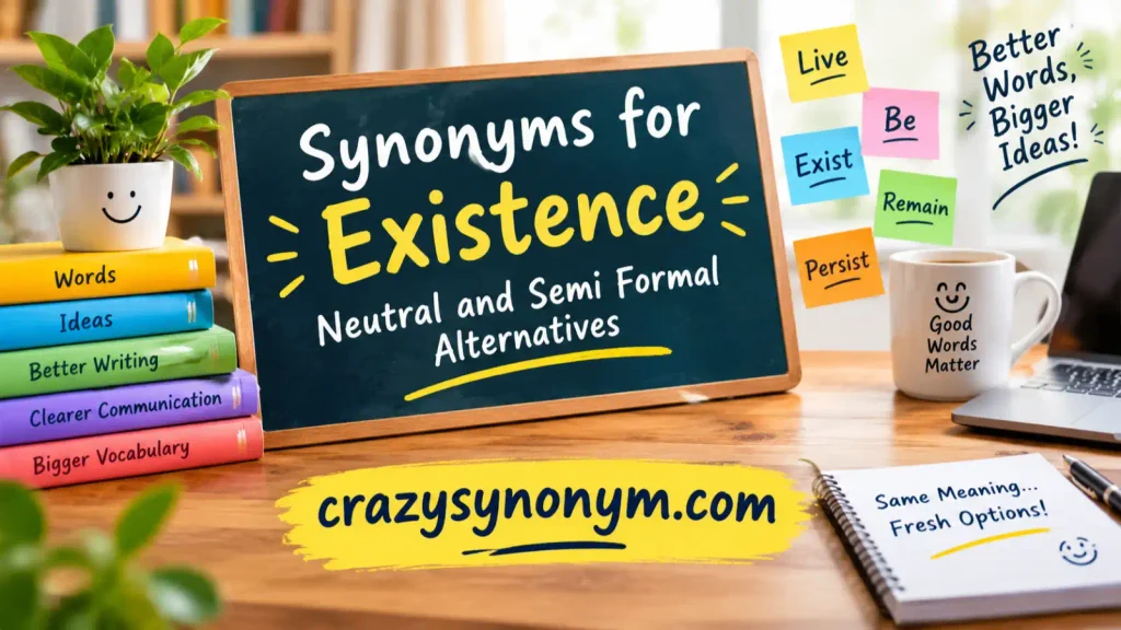 Synonyms for Existence Neutral and Semi-Formal Alternatives
