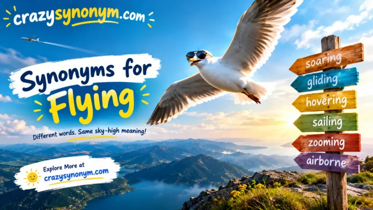 synonyms for flying