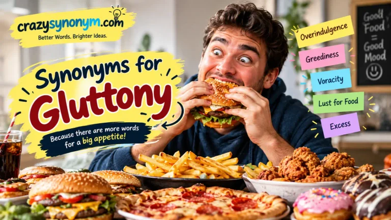 synonyms for gluttony