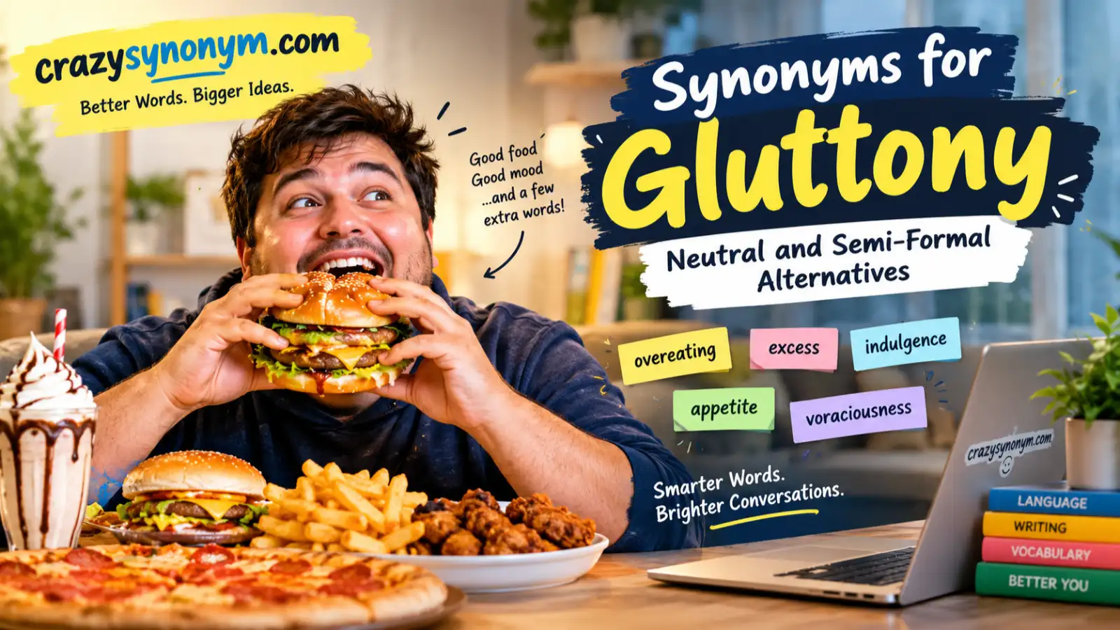 synonyms for gluttony Neutral and Semi-Formal Alternatives