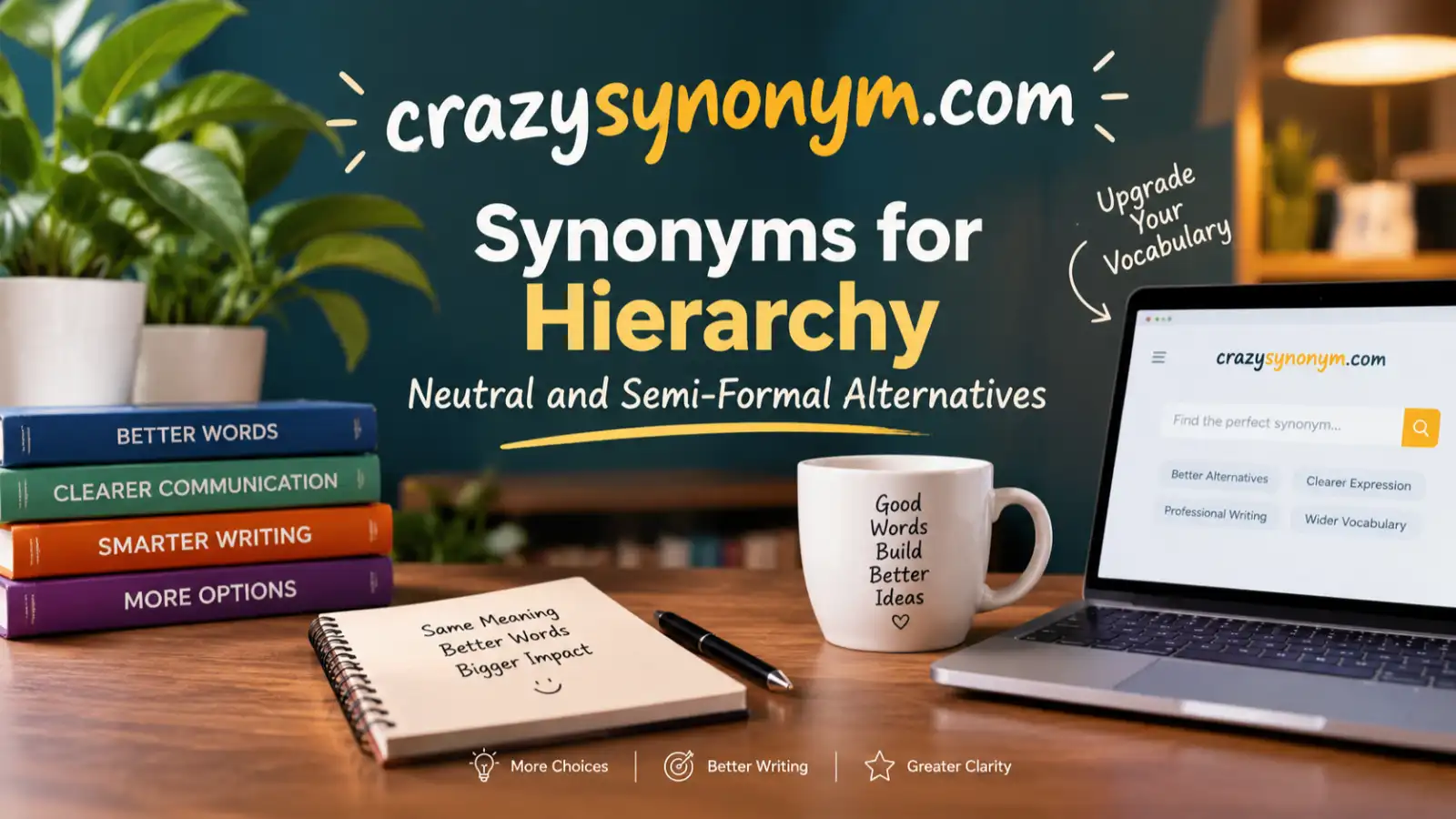 Synonyms for Hierarchy Neutral and Semi-Formal Alternatives