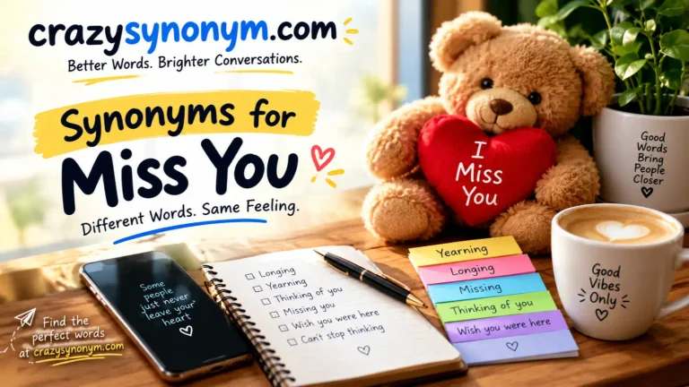 synonyms for miss you