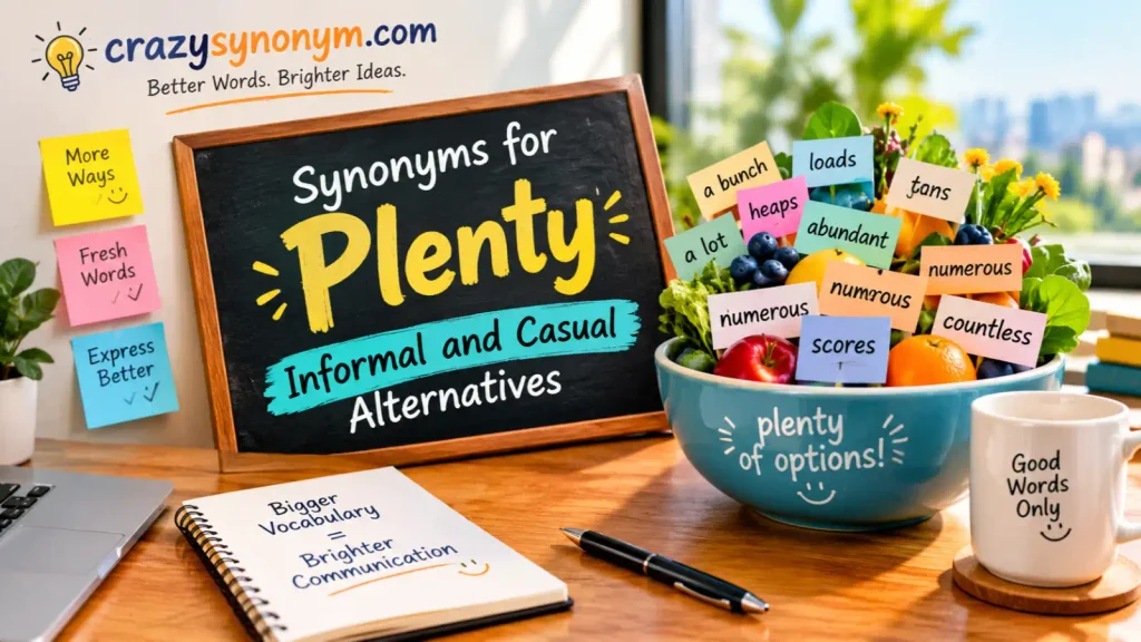 synonyms for plenty Informal and Casual Alternatives