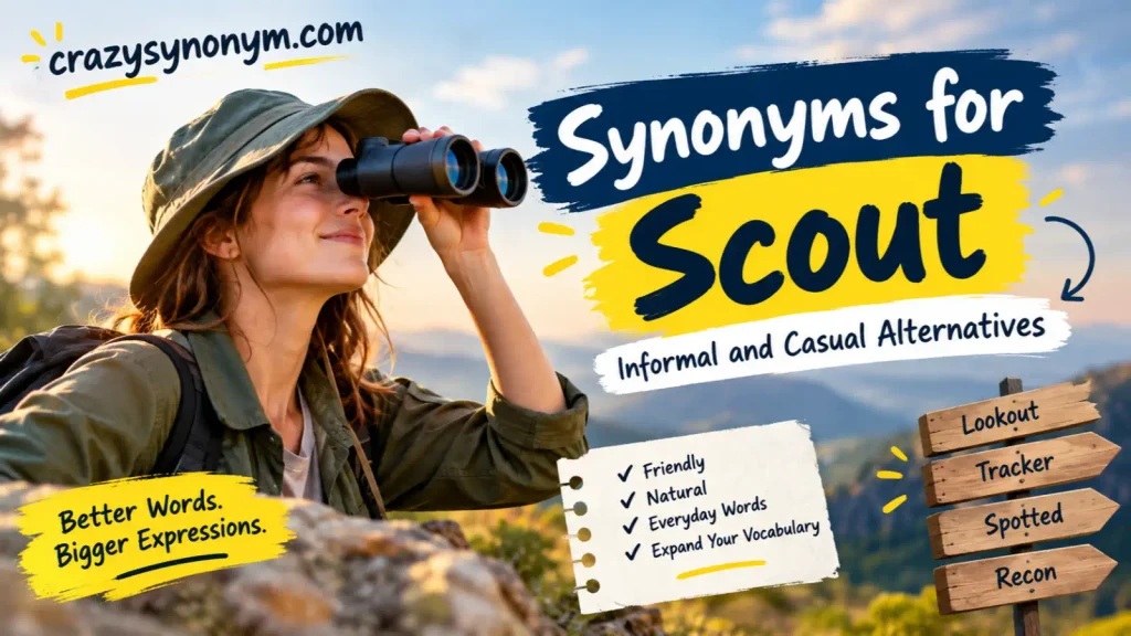 Synonyms for Scout Informal and Casual Alternatives