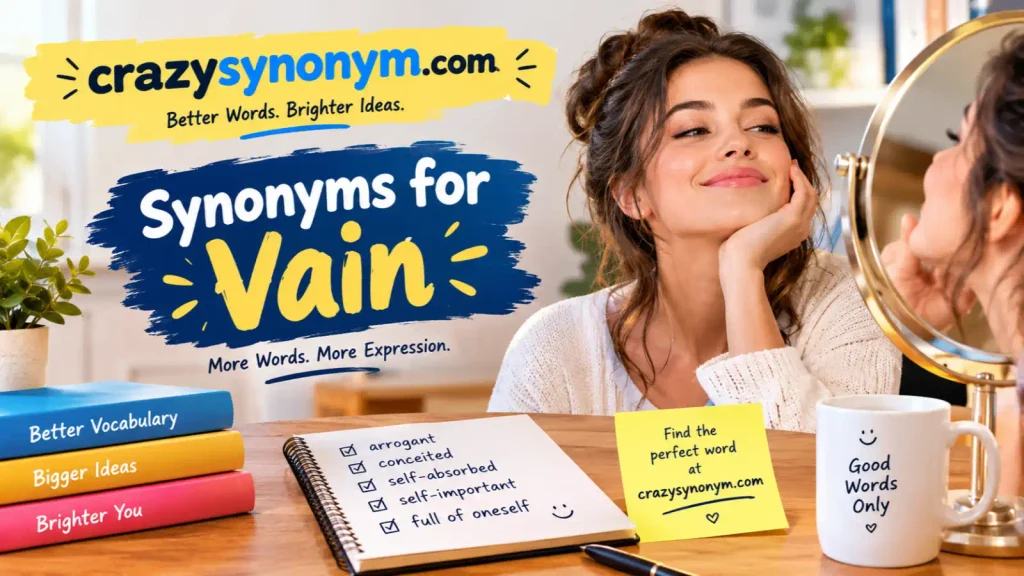 synonyms for vain